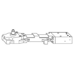 Rixson Shallow Depth Single Acting Floor Closer Body