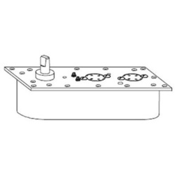 Rixson Special Order Double Acting Center Hung Floor Closer Body