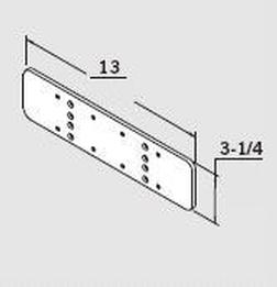 Dorma Drop Plate for parallel arm