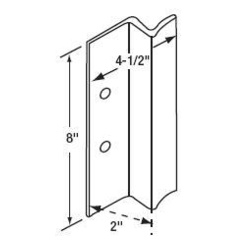 Corbin Russwin Nightlatch Pull Trim for ED8000 Series Exit Device
