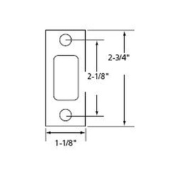 Sargent 404 Strike-Standard strike for 480 deadbolts
