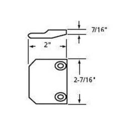 Sargent 644 - Exit Device  Strike Surface or Double door
