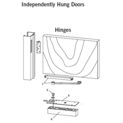 Dorma Independently Hung on Hinges