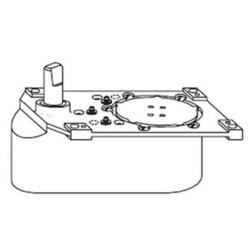 Rixson Offset Floor Closer Body for Deep Reveal installations