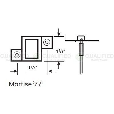 New Von Duprin Top Strike Cup 338 030383-00 for Vertical rod panic bars 