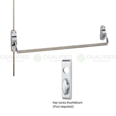 Von Duprin Special Order Surface Mounted Vertical Rod Crossbar Exit Device with Thumbturn Special Orders