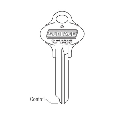 Schlage Control Key Blank Keying Supplies
