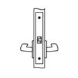 Yale Special Order Passage Function Complete Mortise Lock with Lever and Rose Special Orders image 2