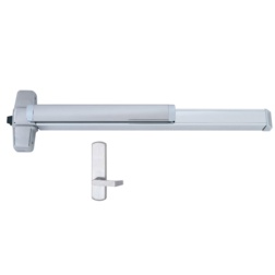 Von Duprin Special Order Rim Exit Device with Passage Lever Trim and Blank Escutcheon Special Orders