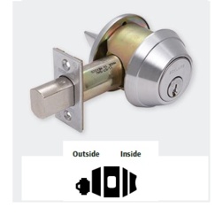 Schlage Special Order Heavy Duty Single Cylinder Deadbolt 2-3/8 Backset Special Orders