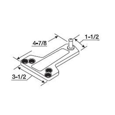 Norton Parallel Arm Bracket for  Non-Hold Open Arm Surface Mounted Closers
