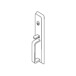 Yale Special Order Night Latch Escutcheon with Pull Special Orders