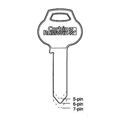 Corbin Russwin Special Order 59AD 6 Pin Key Blanks Special Orders