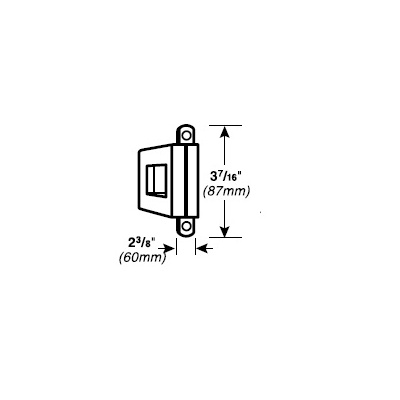 Von Duprin Special Order Double Door Strike for 5754 Mullion Special Orders