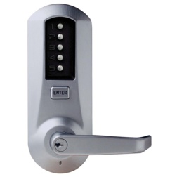 dormakaba Special Order Mechanical Pushbutton Lever Lock with Key Override and Passage Mode Special Orders
