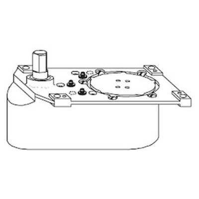 Rixson Special Order Offset Floor Closer Body with 2 Spindle Extension Special Orders