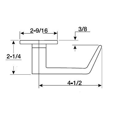 Yale Augusta Lever and CO Rose Mortise Lock Trim for 8847 Function Commercial Door Locks image 2