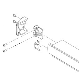 Von Duprin Special Order End Cap Kit for  99/98/33A/35A Series Devices Special Orders