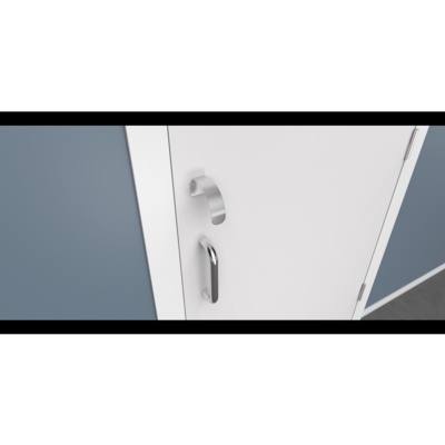Rockwood Manufacturing Special Order Touchless Arm Pull with MicroShield(R) Antimicrobial Finish Touchless Door Hardware image 4