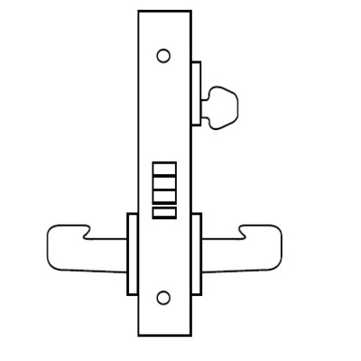 Sargent Special Order Classroom Function Complete Mortise Lock with Lever and Rose. Special Orders image 3