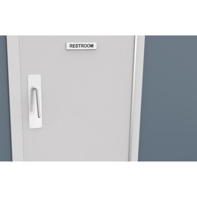 Rockwood Manufacturing Special Order Touchless Arm Pull with Plate With MicroShield(R) Antimicrobial Finish. Touchless Door Hardware image 3