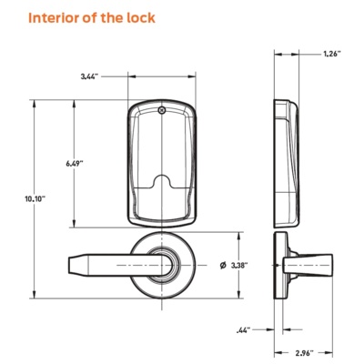 Schlage Electronic Digital Pushbutton Lock Keyless Door Locks image 3