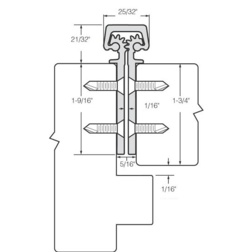 Roton Heavy Duty Concealed Leaf Continuous Hinge Continuous Hinges