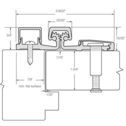 Roton Standard Duty Full Surface Continuous Hinge Continuous Hinges