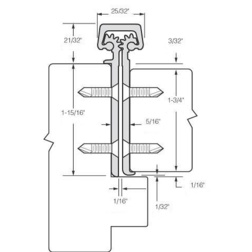 Roton Heavy Duty Concealed Leaf Continuous Hinge Continuous Hinges