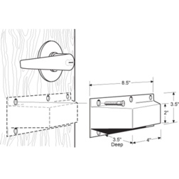 Qualified Keedex  Stainless Steel Protect-a-Lok Miscellaneous Door Hardware