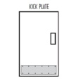 Qualified Special Order Kick Plate 8x34-1/2 Special Orders image 2