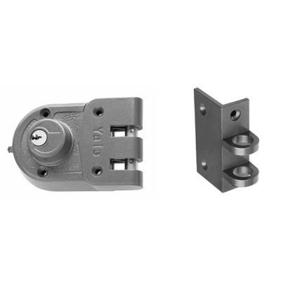 Yale Auxiliary Jimmy Proof  Double Cylinder Deadlock Commercial Door Locks