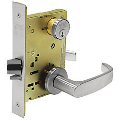 Sargent Office or Entry Function Complete Mortise Lock with Lever and Rose. Commercial Door Locks
