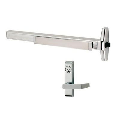 Von Duprin Special Order Narrow Stile Rim Exit Device with Night Latch Lever Trim Special Orders