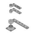 Ives Offset Pivot Set Pivots, Hinges and Patch Fittings