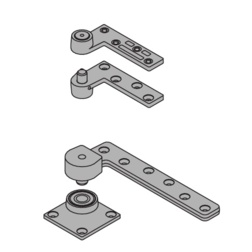 Ives Offset Pivot Set Pivots, Hinges and Patch Fittings