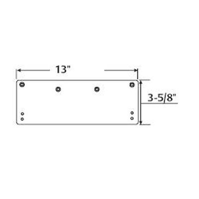 Norton Low Ceiling Clearance Drop Plate Surface Mounted Closers