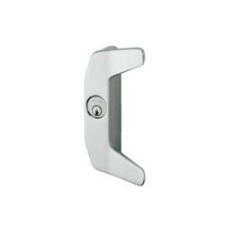 Von Duprin Night Latch Cylinder Trim with Pull for 33A Series Exit Devices. Exit Device Trim