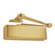 LCN XP Heavy Duty Door Closer with Polished Brass Finish Surface Mounted Closers