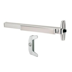 Von Duprin Special Order Rim Exit Device with Night Latch Trim and Cylinder Dogging Special Orders