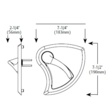 Sargent Special Order Ligature Resistant Asylum or Institutional Function Mortise Lock with BHW Trim Behavioral Healthcare-Ligature Resistant Security image 3