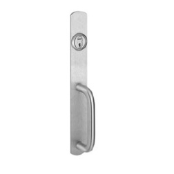 Precision Hardware Night Latch Escutcheon with Pull for Apex Narrow Stile Exit Devices Exit Device Trim