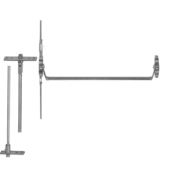 Von Duprin Concealed Vertical Rod Cross Bar Exit Device Vertical Rod Exit Devices