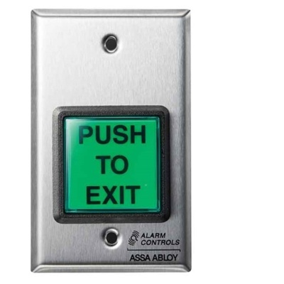 Alarm Controls TS2 Push to Open Exit Button