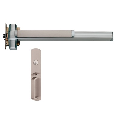 Von Duprin Special Order Fire Rated Mortise Lock Exit Device with Electric Unlocking Thumbpiece Trim Special Orders