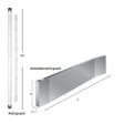 Von Duprin Special Order Rod and 3' extended Latch Guard for  Surface Vertical Rod Devices Special Orders