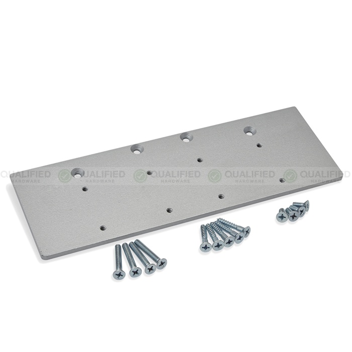 Aluminum finish.
