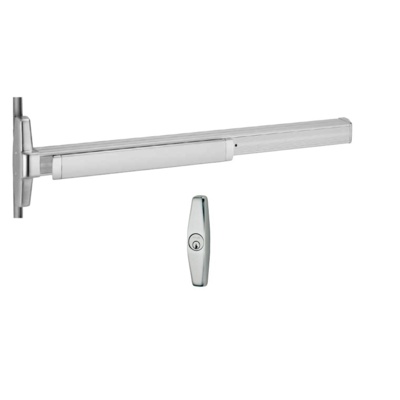 Von Duprin Concealed Vertical Rod Exit Device with Night Latch Vertical Rod Exit Devices