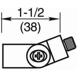 Rixson 90 Degree Bend Armature Extension Magnetic Holders