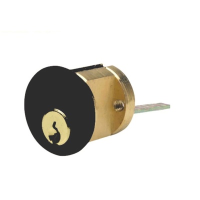 Rim Cylinder Schlage C Keyway Black Face, Brass Cylinder (QH200) + $18.00